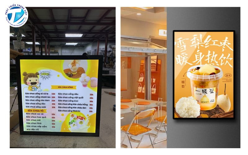 Thi công biển quảng cáo hộp đèn
